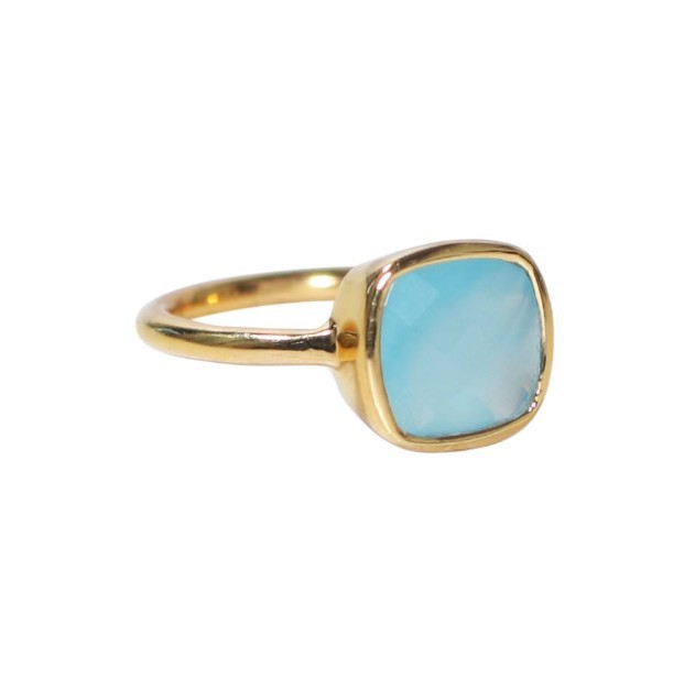 Calcédoine bleue