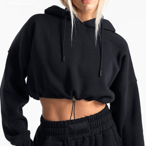 Sudadera con hombros caídos estilo streetwear, sudadera personalizada, sudadera oversize, colección de streetwear personalizada al por mayor para boutiques de EE. UU. - Product Image 4
