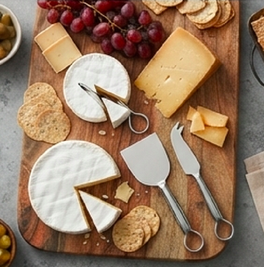 Stainless Steel <b>Cheese</b> <b>Knife</b> <b>Set</b> With Three Pieces Mirror Polish Dishwasher Safe Ideal For Serving And Cutting <b>Cheese</b> - Product Image 6