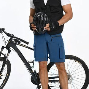 กางเกงขาสั้น MTB สำหรับออกกำลังกาย ผ้าสเตรช น้ำหนักเบา ระบายอากาศได้ดี ซับเหงื่อ เหมาะสำหรับปั่นจักรยานกลางแจ้ง - Product Image 2