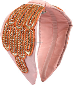 Nueva Diadema de Moda para Mujer, Linda y Elegante, Bordada, de Ala Ancha, con Lazo Cruzado, Ligera, Duradera, de Tela de Alta Calidad para Adultos - Product Image 1