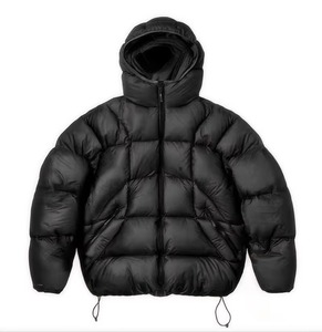 Doudoune matelassée noire personnalisée 2026 – Nouvelle collection – Veste d'hiver pour homme - Product Image 1