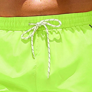 Pantalones Cortos Bermuda Verde Neón para Hombre, Ligeros, Transpirables, de Secado Rápido, con Cordón en la Cintura, Casuales, Deportivos, para Gimnasio, Playa, Verano - Product Image 4