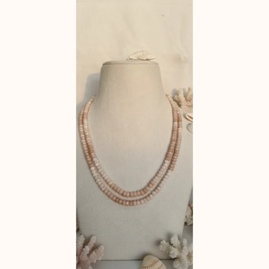 Wholesale 42cm Rose Gold <b>Necklace</b> Natural Pink <b>Opal</b> Strand Handcrafted Gemstone Jewelry for Wedding <b>Opal</b> Blush <b>Necklace</b> India - Product Image 2