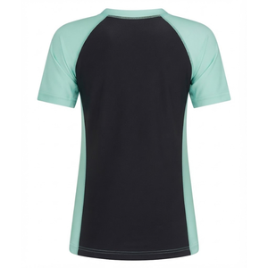 Rashguard pour femmes de qualité supérieure, en promotion, sur mesure, design uni, couleurs unies, pour la gym et le fitness. - Product Image 3