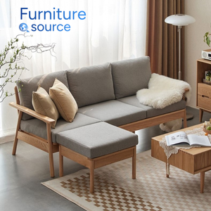 Ensemble de canapés modernes haut de gamme Cadre en bois MDF durable Sièges spacieux et élégants Idéal pour les maisons familiales produites au Vietnam Usine - Product Image 3