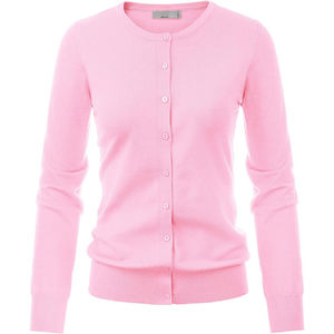 Nuevo Cárdigan Oversize de Mujer con Cuello V, Manga Larga, Transpirable, de Algodón/Lana, Estilo Vintage Casual de Invierno, con Bordado Urbano Personalizado en Relieve - Product Image 1