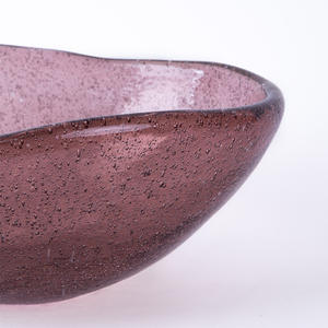 Achetez une corbeille à fruits en verre soufflé à la bouche, verrerie décorative artisanale pour tables à manger - Product Image 5