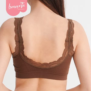 Soutien-gorge de sport sans fil respirant de haute qualité pour la maternité avec coussinets amovibles, bonnet 3/4, pour tailles S-XL - Product Image 2