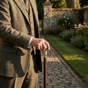 Bastón de senderismo de diseño moderno, hecho a mano, con mango de latón moldeado de agarre fuerte, de Universal Overseas. - Product Image 6