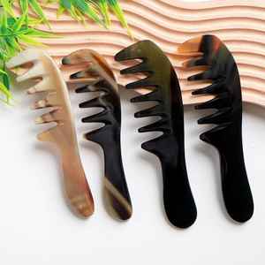 Herramientas de Masaje, Tabla de Gua Sha de Piedra Bian Negra, Peine para Masaje Facial, Tabla de Guasha para Cabeza y Cuerpo - Product Image 5