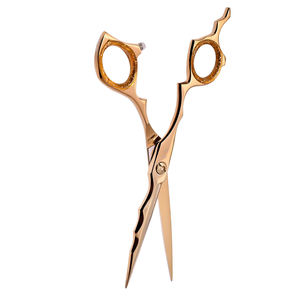 Ciseaux de Salon de Beauté en Titane Doré, Acier Chirurgical Poli Miroir, Ciseaux à Ongles Droits - Product Image 3