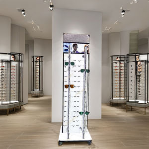 Wholesale Diamond Rapid Metal Optical Display Stand Floor-<b>Established</b> Rotating Eyeglass Stand - Product Image 1