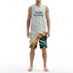 ชุดยูนิฟอร์มบาสเก็ตบอลแบบซับลิเมชั่นสำหรับผู้ชายขายส่ง เสื้อบาสเก็ตบอลแบบกำหนดเอง ชุดยูนิฟอร์มบาสเก็ตบอลแบบกลับด้านได้สำหรับผู้หญิง - Product Image 2