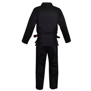 Kimono de Jiu-Jitsu pour enfants, tissage perlé, 100% coton, léger, durable, avec ceinture blanche, logo BJJ sur le devant - Product Image 2
