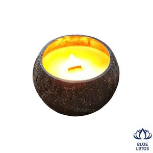 Bougie en Coque de Noix de Coco de Haute Qualité, Écologique et Durable, Cire de Soja, Parfumée, Longue Durée, Vente Chaude, Exportation - Product Image 1