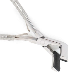 Pince à extensions capillaires en acier inoxydable en promotion – Outil professionnel pour extensions avec fonction de retrait de perles - Product Image 5