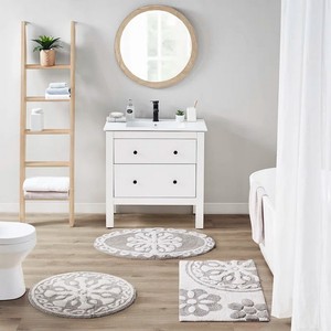 Tapis de bain en coton 100% fait main de qualité supérieure |   Ultra doux, hautement absorbant et antidérapant |   Tapis écologique pour la maison et l'hôtellerie - Product Image 5