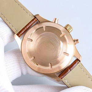 Outstanding Top-quality Luxury Rose Gold Bezel Business Formal Wear Banquet <b>Chronograph</b> Date <b>Automatic</b> Mechanical Men's Watch - Product Image 5