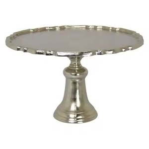 Designer Metal Cake Stand Dessert Display Plate Cupcake Holder Event Party Table Decor Contemporary Style - Product Image 4