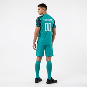 Custom Unisex Soccer Uniforms Breathable Sublimated Football Jersey Set All Ages Team League Match Day Athletic Apparel - Product Image 5
