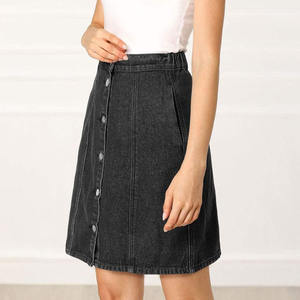 Jupes en jean personnalisées à prix abordable pour femmes – Jupes en jean en coton respirant et confortable de haute qualité pour femmes - Product Image 6