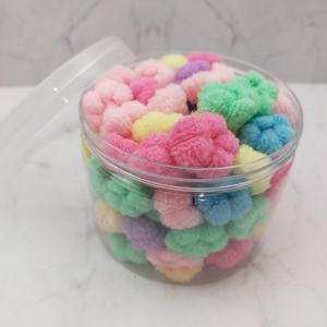 Coletero Elástico Simple para Niñas, Color Sólido, Duradero, en Caja, Lindo y Dulce, para Cola de Caballo o Trenza Pequeña - Product Image 2