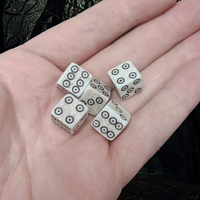 Dados de Hueso para Juegos, Dados de Esqueleto, Juguetes para Fiestas, Clubes y Pubs, para Niños y Adultos, Personalizados, Ecológicos, Pulidos, Arte Moderno