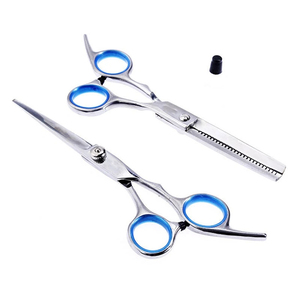 Professional Stainless Steel Sharp Hair <b>Thinning</b> Scissors Long Handle Right Handed Salon Hairdressing Shears Barbers Stylists - Product Image 1