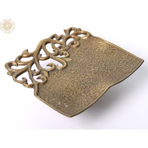 Petit plateau de service design en laiton fait à la main de 5 pouces - Product Image 4