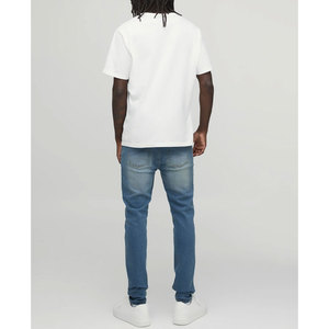 2026 Wholesale Men's Straight Leg Denim Pants Casual Fit Oversized Streetwear <b>Jeans</b> - Product Image 2