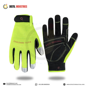 Guantes de Trabajo Resistentes y Transpirables de TPR de Alta Calidad para Mecánicos, Antivibración, con Logotipo Personalizado en el Dorso - Product Image 3