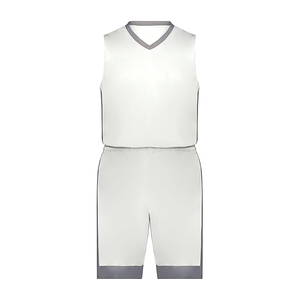 Conjunto de Camiseta de Baloncesto con Degradado, Cuello en V, Sin Mangas, Poliéster que Absorbe la Humedad, Unisex para Adultos, Todas las Temporadas, Impresión Sublimada - Product Image 2