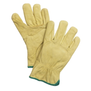 Premium Quality Goat Grain Leather Workwear <b>Gloves</b> CE Certified 11oz Adjustable Wristlet Heavy Duty Construction Abrasion - Product Image 1