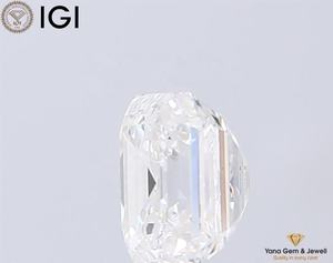 Diamant de laboratoire CVD taille Asscher 2,50 carats couleur E pureté VVS2 avec certificat IGI pour une élégante bague solitaire - Product Image 6
