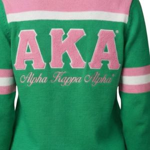 Suéter Cárdigan de Lana Verde Rosa con Bordado de Escudo, Chaqueta de Punto con Botones Delanteros y Diseño de Letras, Moda Casual para Mujer - Product Image 6