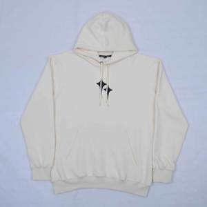 Sweat-shirts à capuche en coton molletonné blanc de qualité supérieure, avec logo personnalisé, impression sérigraphique sur le devant, manches longues, vente en gros - Product Image 2