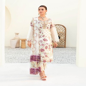 Luxe Ramsha Vol M-9 Brodé Lehnga Choli Pakistanais Robe De Mariée Organza Collection Fête Porter Toute Vente Indien Pakistanais - Product Image 5