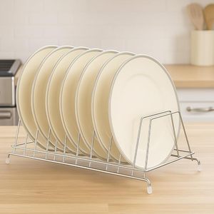 Support de rangement en métal pour assiettes, bols et planches à découper - Product Image 3