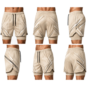 Wholesale <b>Mens</b> Beach Shorts Waterproof Pocket Quick Dry Swimming <b>Trunks</b> Drawstring Waist Custom Surfwear Supplier <b>Men</b> Swim Short - Product Image 6