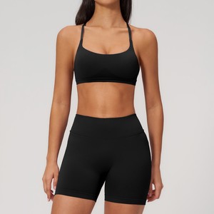 4Pcs Seamless Bra Vest One Shoulder Bra V Waist <b>Shorts</b> Legging Gym Fitness Active Wear Exercise Workout Yoga Sets Clothing Women - Product Image 1