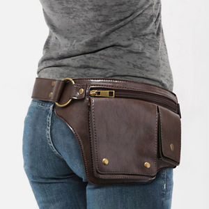 Sac de cuisse en cuir prêt pour le voyage, pochette utilitaire sécurisée pour la jambe, sac de rangement multifonctionnel et tendance, sangle réglable, léger et élégant - Product Image 2