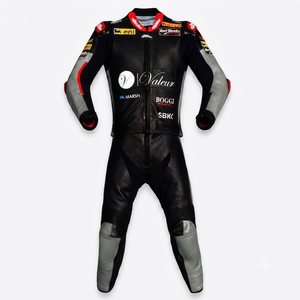 Traje de Carreras Jordi Torres MotoCP, Traje de Cuero Completo Premium de Una Pieza para Pista con Protectores Deslizantes, Mono/Traje OEM con Certificación CE - Product Image 1