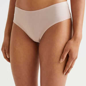 Sous-vêtements en tricot sans couture pour femmes grandes tailles, couleur unie, imprimé, lingerie féminine, culottes confortables et élégantes - Product Image 2