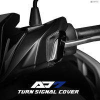 AJ LIGHT DESIGN Cygnus Gryphus 7ème Génération Cache de Clignotant Avant Noir Mat Pièces de Carrosserie