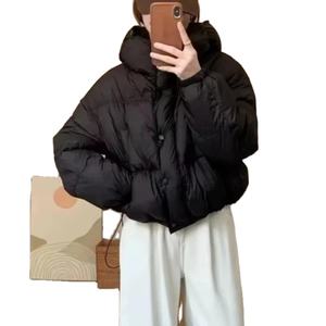 Chaquetas cortas para mujer, nuevos abrigos acolchados 2025, Parkas de moda, chaqueta de plumón sencilla y cálida gruesa, ropa de abrigo holgada, abrigo de invierno para mujer - Product Image 2