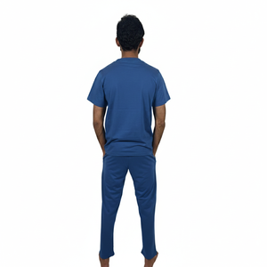 เสื้อยืดและกางเกงขายาวผู้ชายปี 2026 ราคาถูก MOQ ต่ำ คุณภาพสูง สไตล์ลำลองสำหรับฤดูร้อน มีกระเป๋าเสื้อยืดและกางเกงขายาวผู้ชาย - Product Image 3