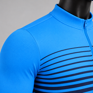 Maillot de Ciclismo Unisex de Manga Larga, Transpirable, de Secado Rápido, Forro Polar Térmico, 100% Poliéster, 220g, con Cierre para Ciclismo de Carretera - Product Image 5