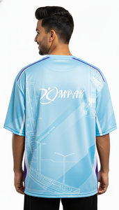 Camiseta Moderna para Hombre, Corte Regular, Sublimada, Poliéster/Algodón, Secado Rápido, Estilo Casual Urbano - Product Image 2