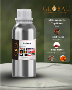 Huile parfumée concentrée de qualité supérieure, inspirée du safran, longue durée, multi-parfums, pour usage quotidien, fournisseur en gros - Product Image 1